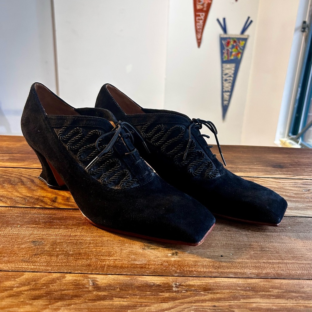 John Fluevog 50th Anniversary, Super Fine “Excellence” Lace-up Heel